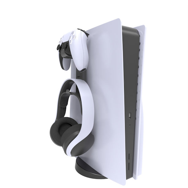 Gaming Headset Stativ Rack - For Ps5/Ps5 Slim Konsollspill (Hvit)