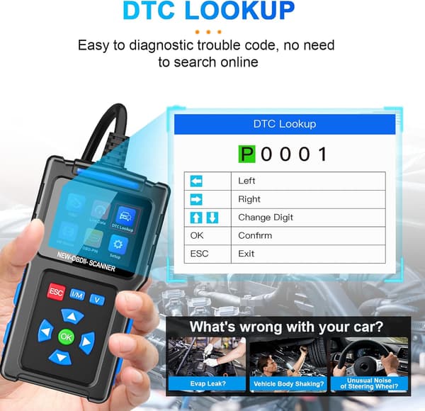 Bilscanner Diagnostisk Værktøj, T200 Obd2 Scanner Stregkodelæser Til Biler Og Lastbiler