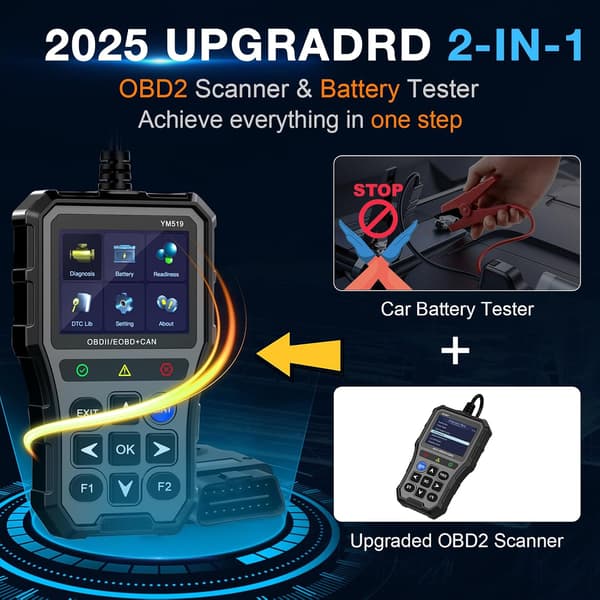 Ym519 Obd2 Bilfeilkode Diagnoseleser