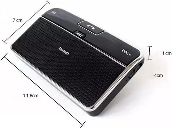 Bilhøyttalertelefon, Solskjerm Bluetooth 4.2 Håndfri Lydsett A