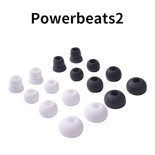 Silikoneørepropper Ørepropper til Beat Powerbeats3 2 1 Øretelefoner Ørepropper