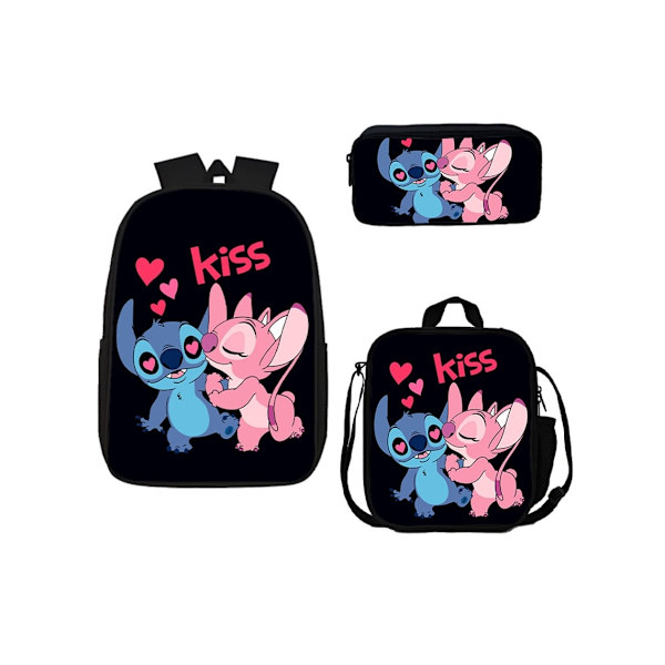 Stitch Student Ryggsekk Tredelt Sett 17 Tommer-C-22