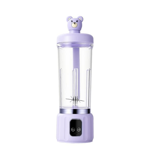 Blender, 12 kniver, USB-lading Reisejuice Maker Cup (lilla)