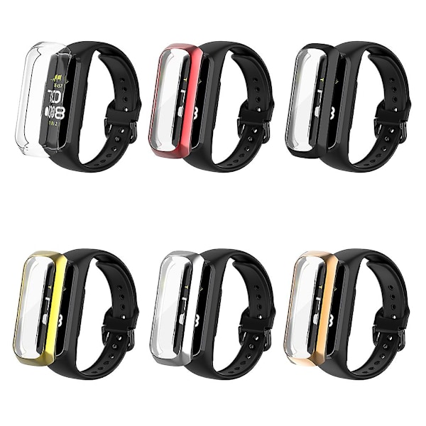 för Fit R220 Stötsäker ram Smartwatch TPU cover Slitstarkt för skal