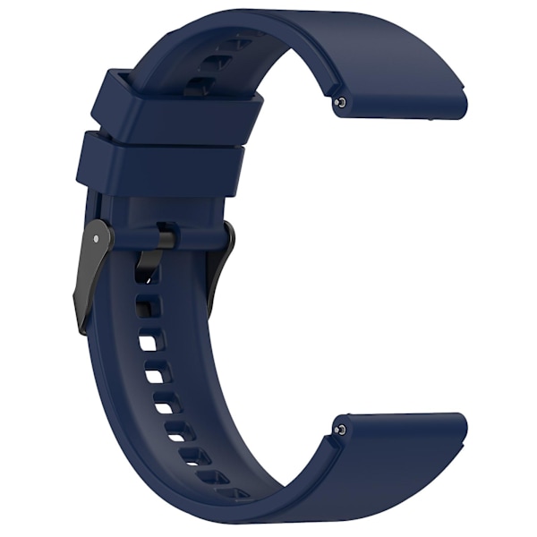 22mm säädettävä silikoniranneke Oppo Watch 4 Pro -älykellolle Navy Blue