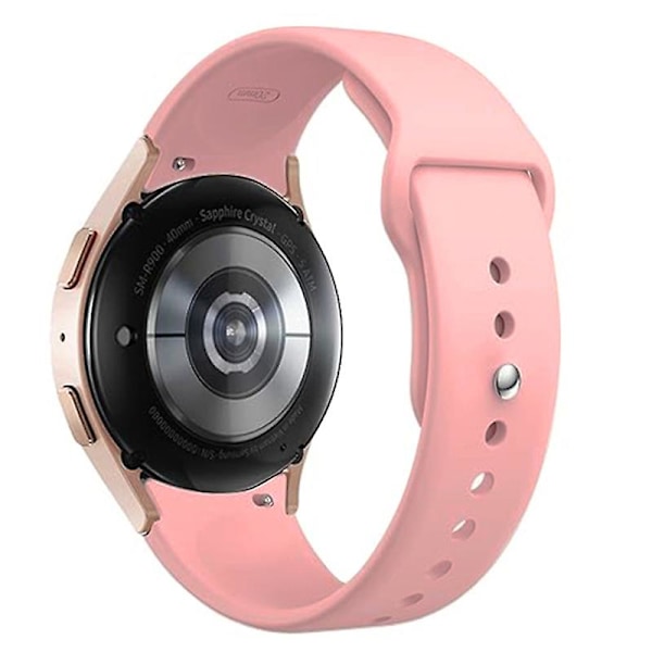 Silikonklokkebånd Justerbar Rem For Samsung Galaxy Watch6 / Watch6 Classic / Watch5 Pink