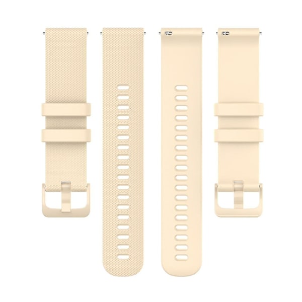 Yleiskäyttöinen ruudullinen korvaava ranneke Xiaomi Haylou Solar LS01/ID205/Willful SW021 -laitteille Beige, Beige F Other Smartwatch Model