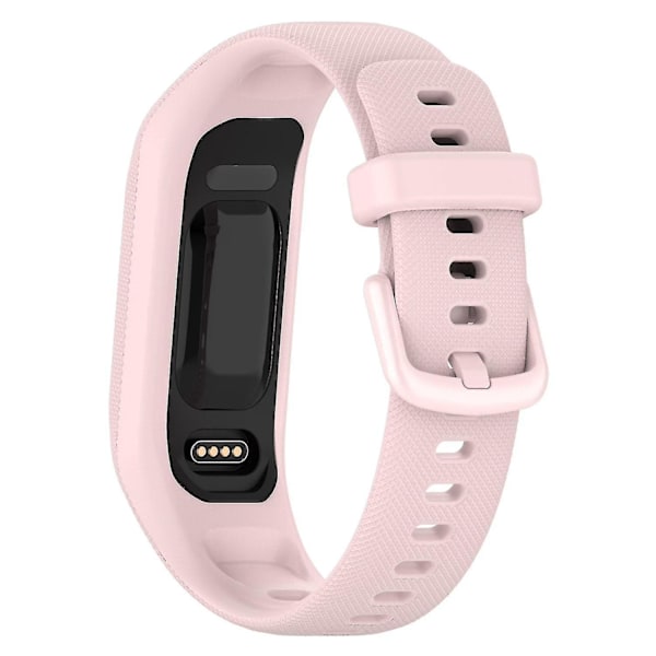 Garmin Vivosmart 5:lle naarmuuntumaton silikoniranneke kotelosuojalla Rose Pink D Garmin Vivosmart 5