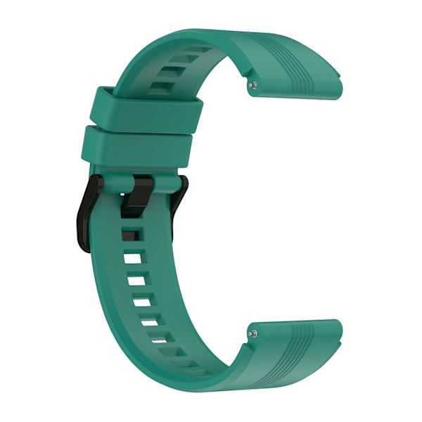 For Honor Watch GS 4 Pehmeä Silikoni Ranneke 22mm Vaihdettava Ranneke - Tummanvihreä Dark Green