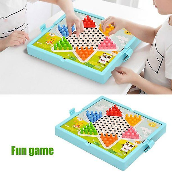 Checker Flygande schack Backgammon Multifunktionellt spel Schackbrädspelsleksaker