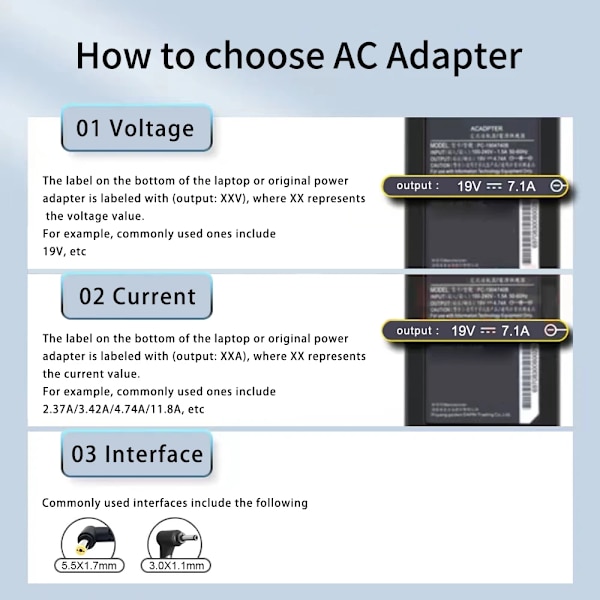 Lader - 44W 15V 2.58A for Microsoft Surface Pro5 6 bærbar PC strømadapter