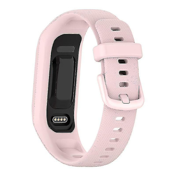 Slitstarkt mjukt silikonarmband med fodralsskydd för GarminSmart 5 Rose Pink G GarminSmart 5
