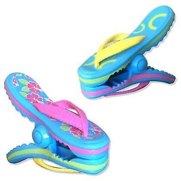 Flip-flops strandhåndklædeklemme Bærbar håndklædeklemme$sød strandhåndklæde vindtæt klip$sød strandflip-flop håndklædeklemme