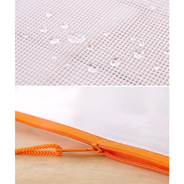 A3 dokumentmappe fil glidelås poser Plast lommebøker mappe (a3-10 stk)