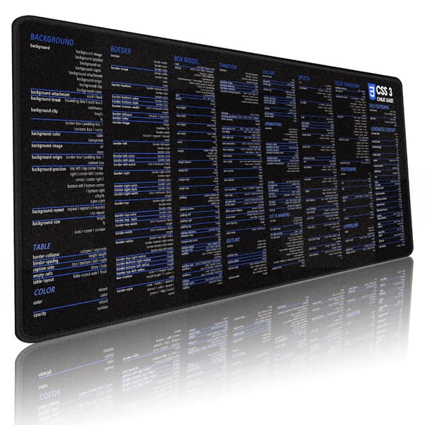Excel Snarveisknapper Musematte, Utvidet Stor Snarveismusematte, PC Office Regneark Tastaturmatte, Sklisikker Sydd Kant 300*600*2Mm Css 3