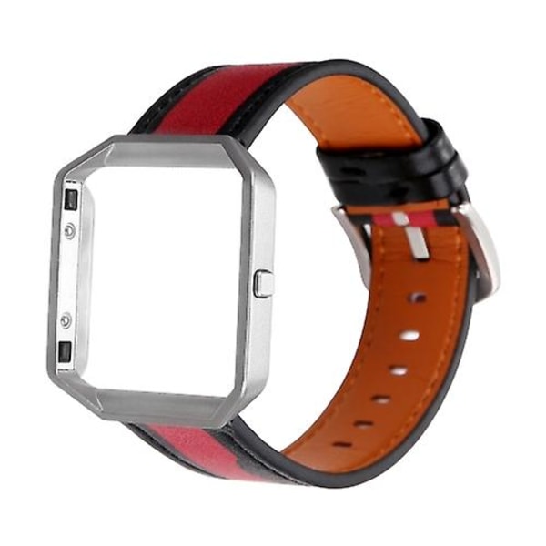 For Fitbit Blaze Men Customized Watch Band XIE Black Red