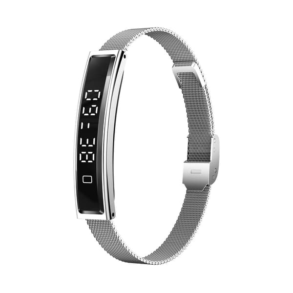 Smartwatch B3, Vattentät Räknare Pulsmätare Hälsoövervakare (Silver)