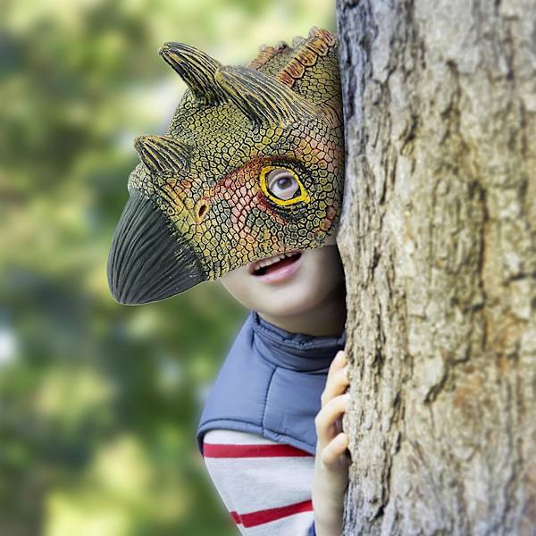 Dragon Dinosaur Mask Jurassic Tyrannosaurus Rex Halloween Snake Open Suu Lateksi Halloween Cosplay C