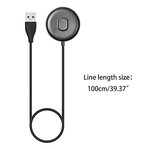 1m USB-opladningskabelledning magnetisk opladerbase til Ticwatch C2-oplader