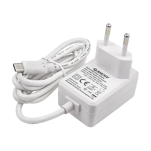 5 5.1V 5A Strömadapter PD 27W USB Typ C Laddare Strömadapter för 5 (EU-kontakt)