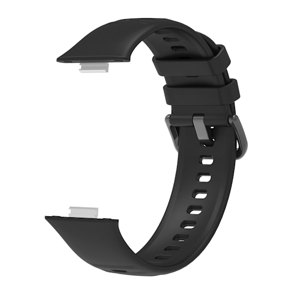 Til Huawei Watch Fit 3 silikone urrem justerbar rem udskiftning Black