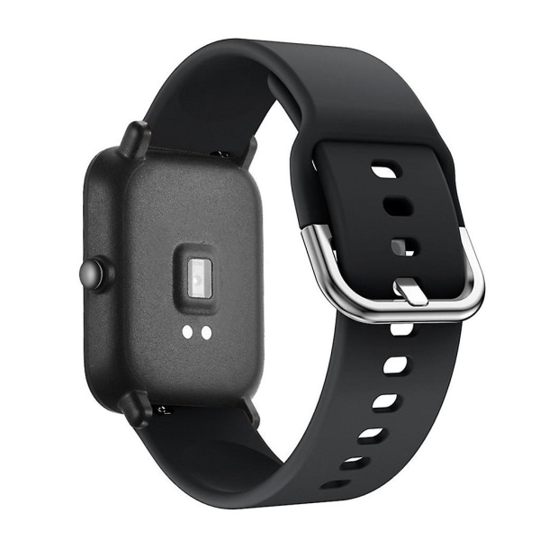 för Bip 20MM band Andningsrem Svettsäker anti-scratch Pink
