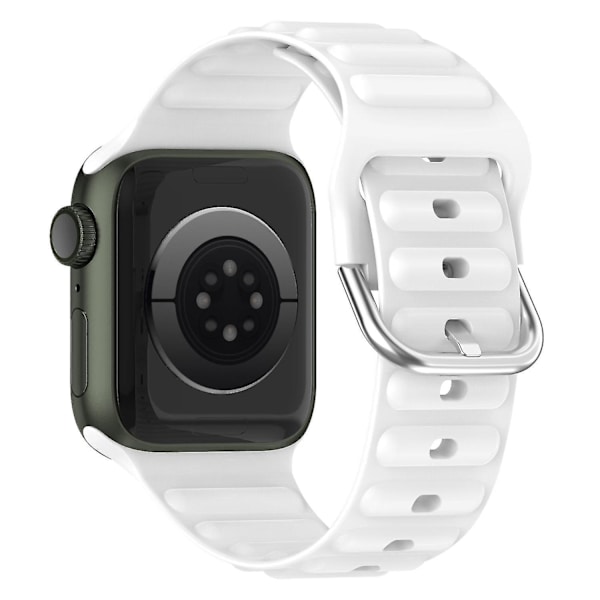 Håndleddsstropper for Apple Watch Ultra 49mm/SE/SE (2022) 44mm/Series 8/7 45mm/6/5/4 44mm/3/2/1 42mm Wave White, White C Apple Watch Ultra 49mm