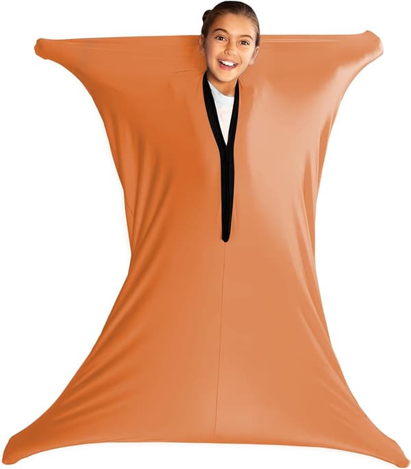 Strømper - Sensorisk Strækbody Til Stresslindring, Størrelse XL (Orange)