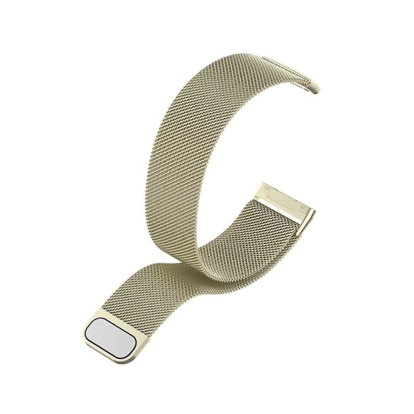 För Fitbit Versa 3 Milanese Watch Band HMV Champagne Gold