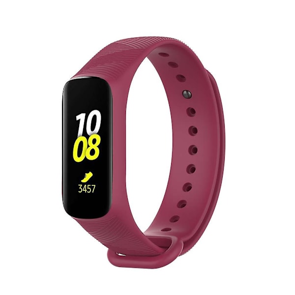 För Galaxy Fite R375 Armband Slitstarkt För Smart Armbandsbälte Rose Red
