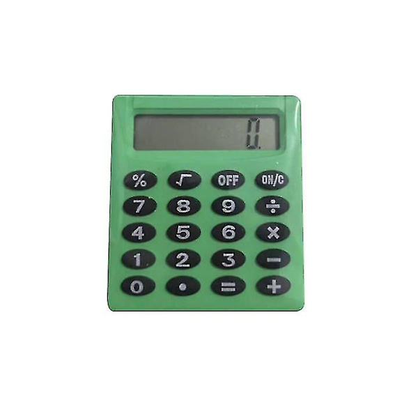 Mini bærbare multifunktions farverige elevregnemaskiner green