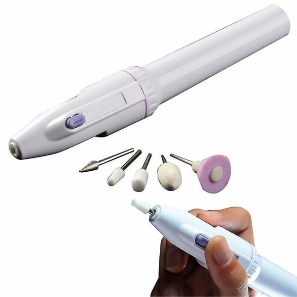 Automatisk Nagelklippning Kit Elektrisk Salong Shaper Manikyr Pedikyr Set Nytt