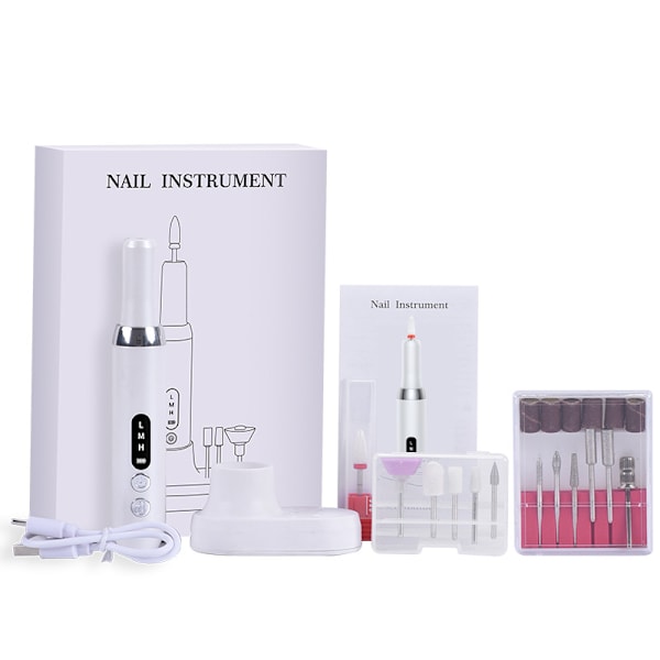 Nail Polisher Tool Set K16 Ivory White