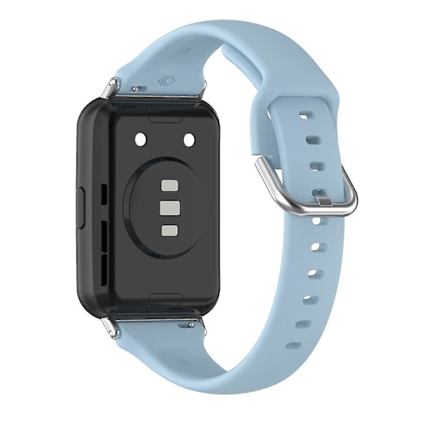 Silikonarmband med snabbkoppling för Huawei Watch Fit 2, sportarmband, ersättningsarmband Light blue, Baby Blue N Huawei Watch Fit 2