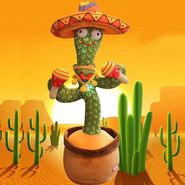 Talking Cactus Plys legetøj