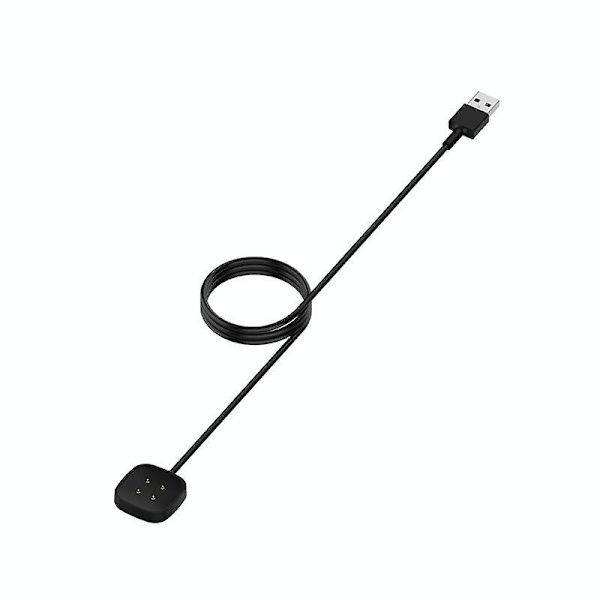 För Fitbit Versa 3 / Fitbit Sense Smart Watch Bärbar magnetisk vagga laddare USB laddningskabel, längd: 30 cm