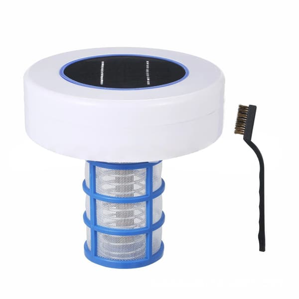 Solar Pool Ionizer Pool Med Borste, Minskar Flytande Klor