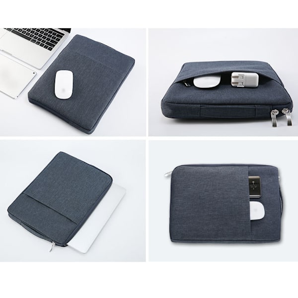 Laptop Sleeve 11 Tommer Veske, Vanntett Bærbar Håndtak Laptop Veske, Beskyttende Laptop Bag Rosa
