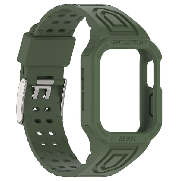 TPE-urrem til Apple Watch Ultra 49mm integreret urrem med etui Green, Midnight Green B Apple Watch Ultra 49mm