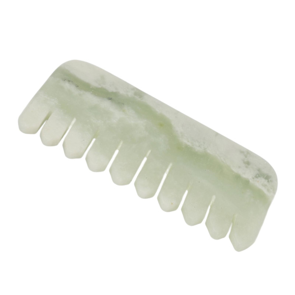 Jade-hierontakampa, fysikaalinen terapia, kaavinta, päänahan kampa, kädessä pidettävä päänahan hierontatyökalu