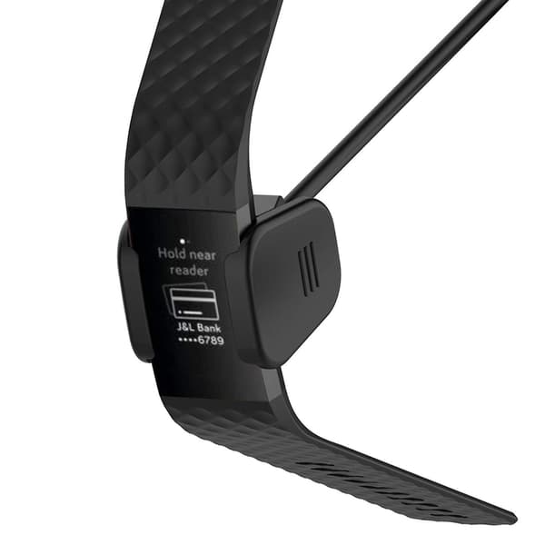 Opladerkabel kompatibelt med Fitbit Charge 4, 2-pak 1m erstatnings-USB-opladerkabel ledningsclips dock tilbehør adapter Fitbit opladerkabel 1 pack