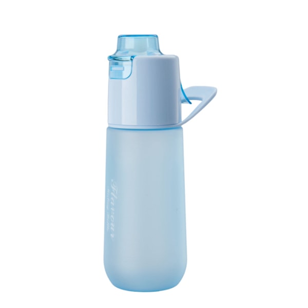 750 ml Doftvattenkopp med 1 smakpod, läckagesäker med sugrör, lämplig för utomhussporter, barnpresenter Frosted Blue