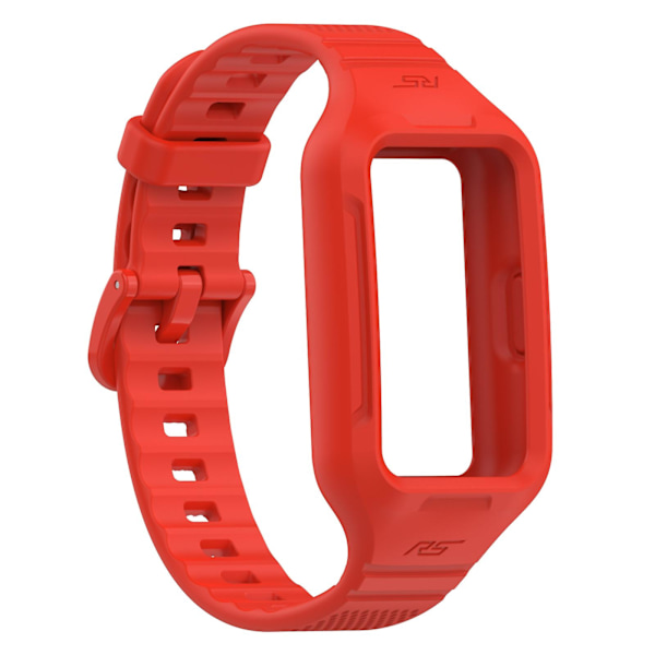 Silikone Integreret Rem Til Honor Band 6 Dark Red