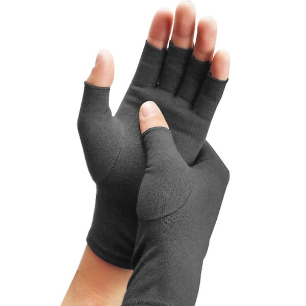 Thermal för män för män Unisex Half Finger Stretch Fingerless Handskar C-L