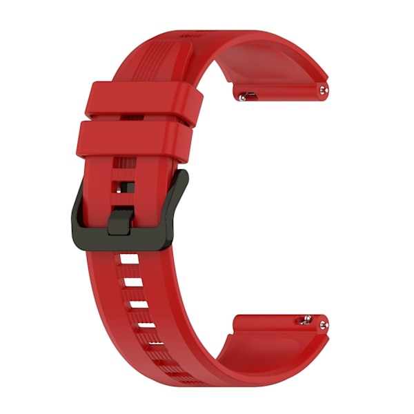 For Honor Watch GS 4 Blød Silikone Urrem 22mm Udskiftningsurrem - Mørkegrøn Red