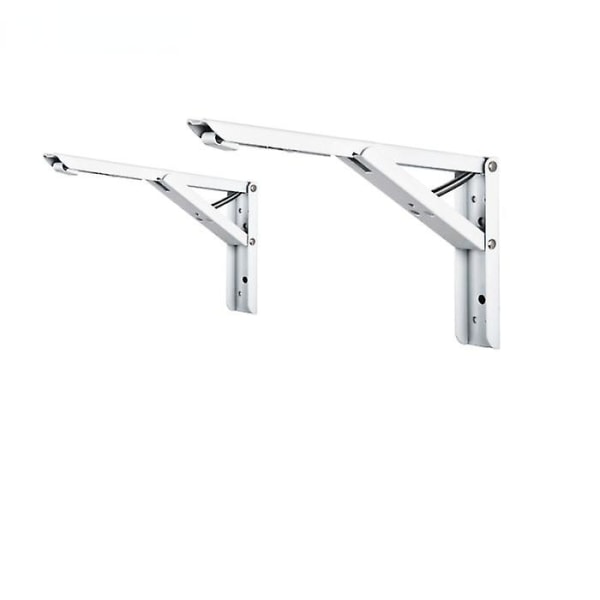 Rustfritt stål Folding Triangle Bracket Vegg Foldeskillevegg F12inch