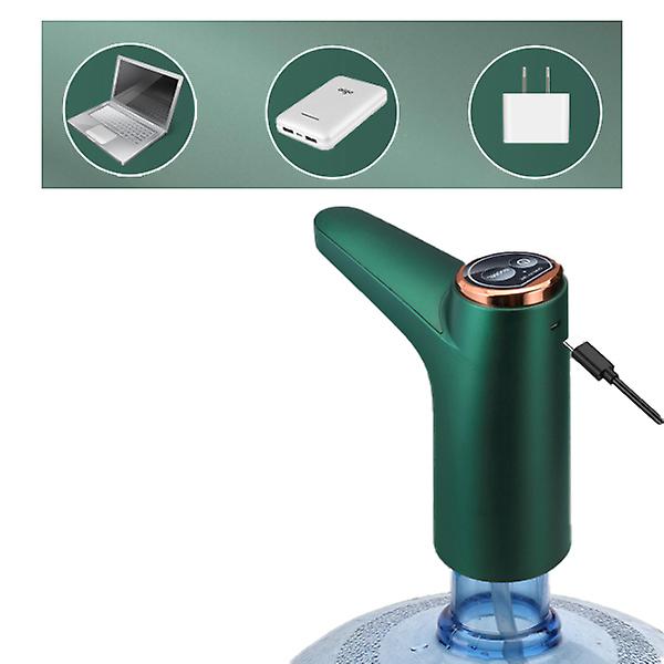 Automatisk elektrisk vanndispenser Smart vannpumpe Vannflaske Drikkeflaskebryter Vannbehandlingsapparater White