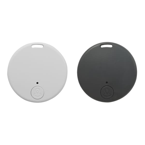 Anti-Lost Enhed Smart Rund Bluetooth Hvid
