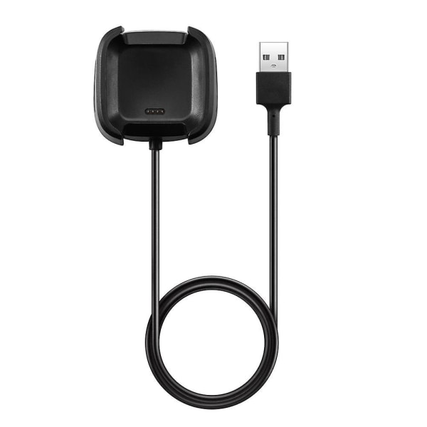 Smart Watch Oplader Tpe Og Silikone Erstatning Usb Ladekabel Dock Stand Til Fitbit Versa 2
