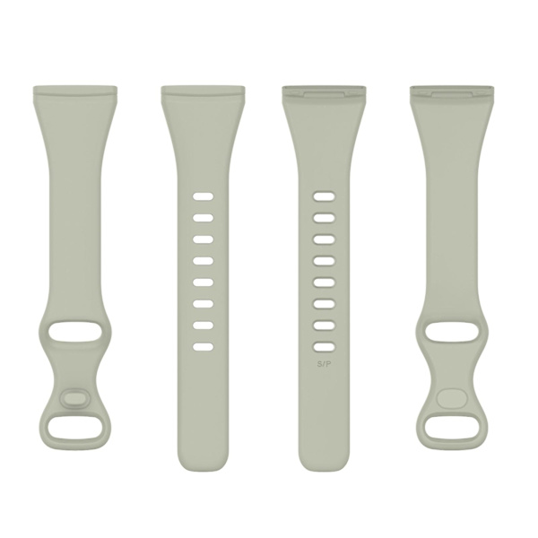 For Fitbit Versa 4 / Versa 3 / Sense TPU Watch Band S Rock Grey